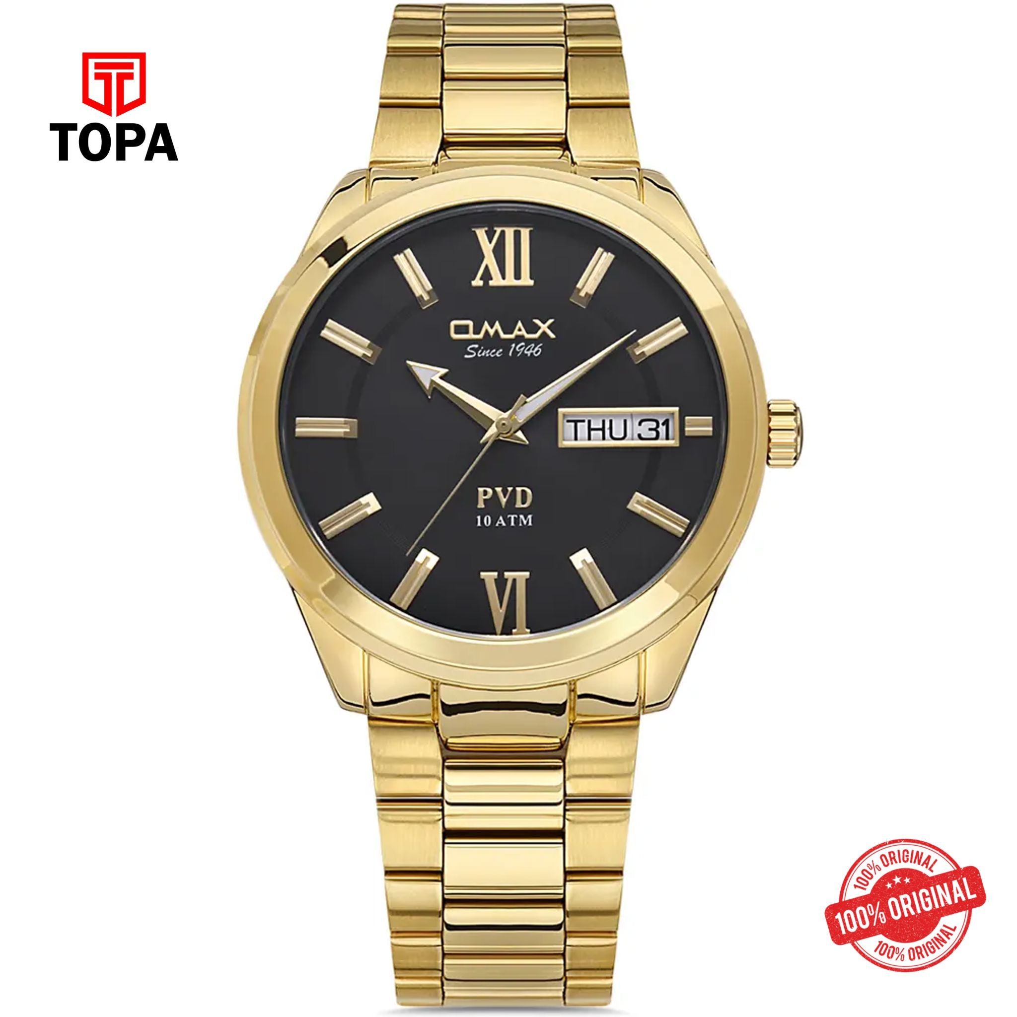 Topa Omax-AS0139Q002-Metal-Band-Men-Watch - Product Image 1