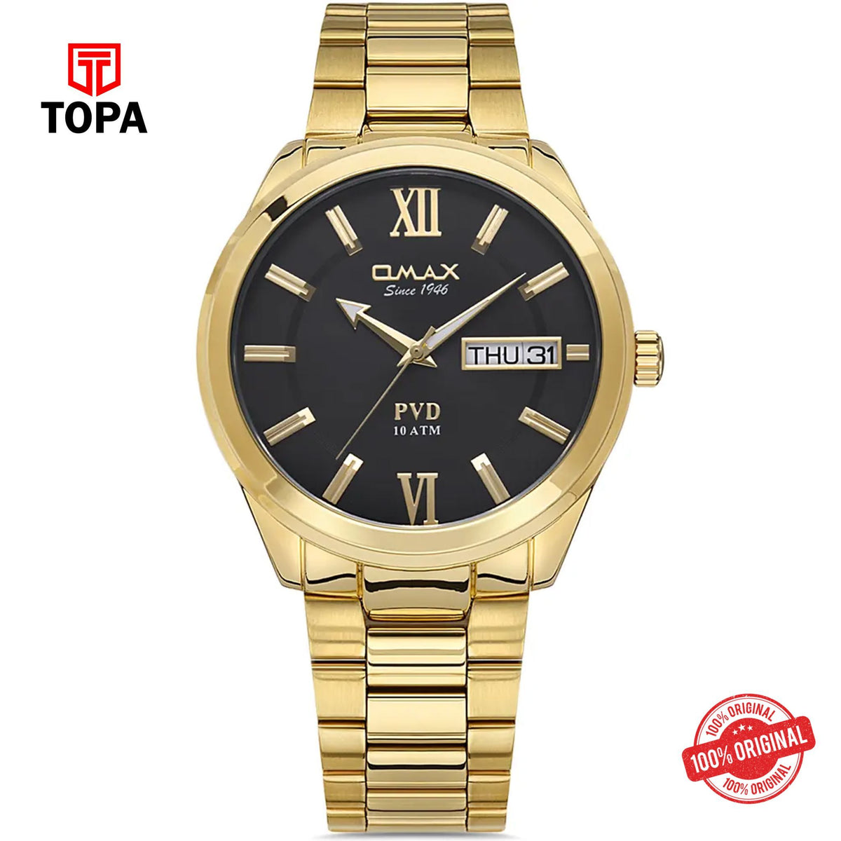 Topa Omax-AS0139Q002-Metal-Band-Men-Watch - Product Image 1
