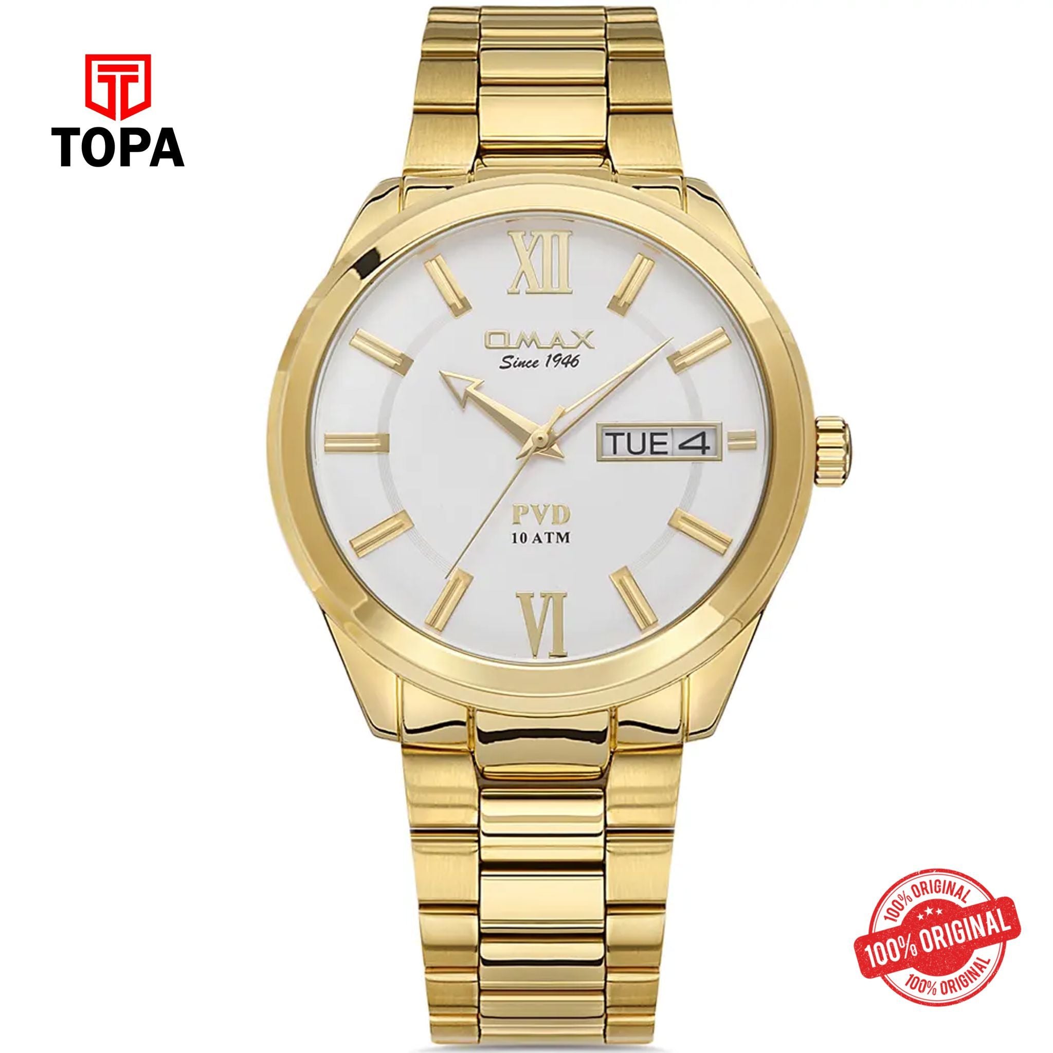 Topa Omax-AS0139Q008-Metal-Band-Men-Watch - Product Image 1