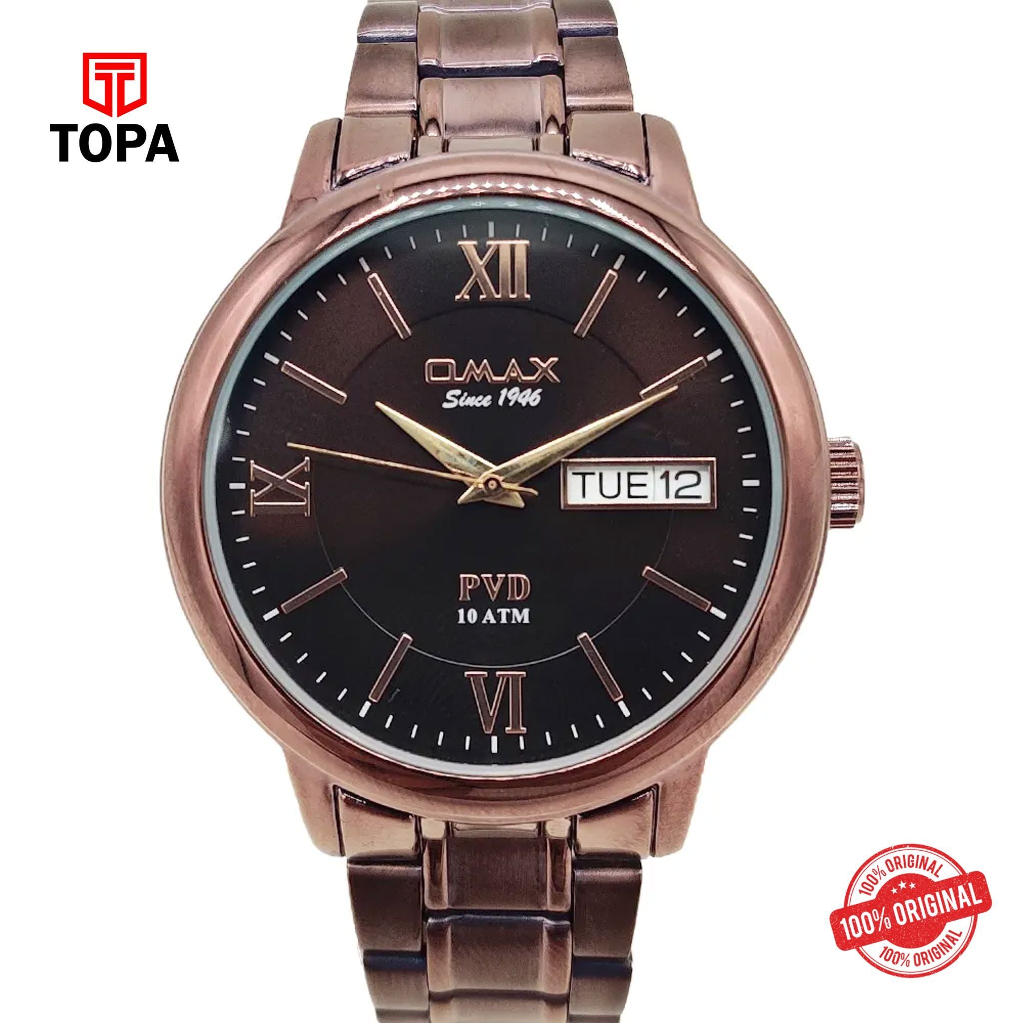 Topa Omax-AS0141500D-Metal-Band-Men-Watch - Product Image 1