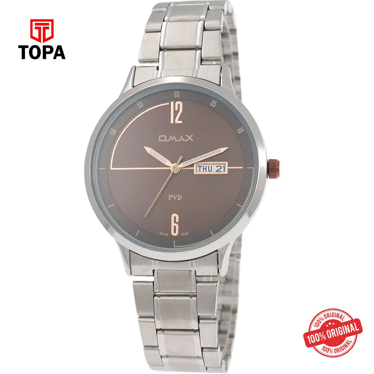 Topa Omax-ASD003I00D-Metal-Band-Men-Watch - Product Image 1