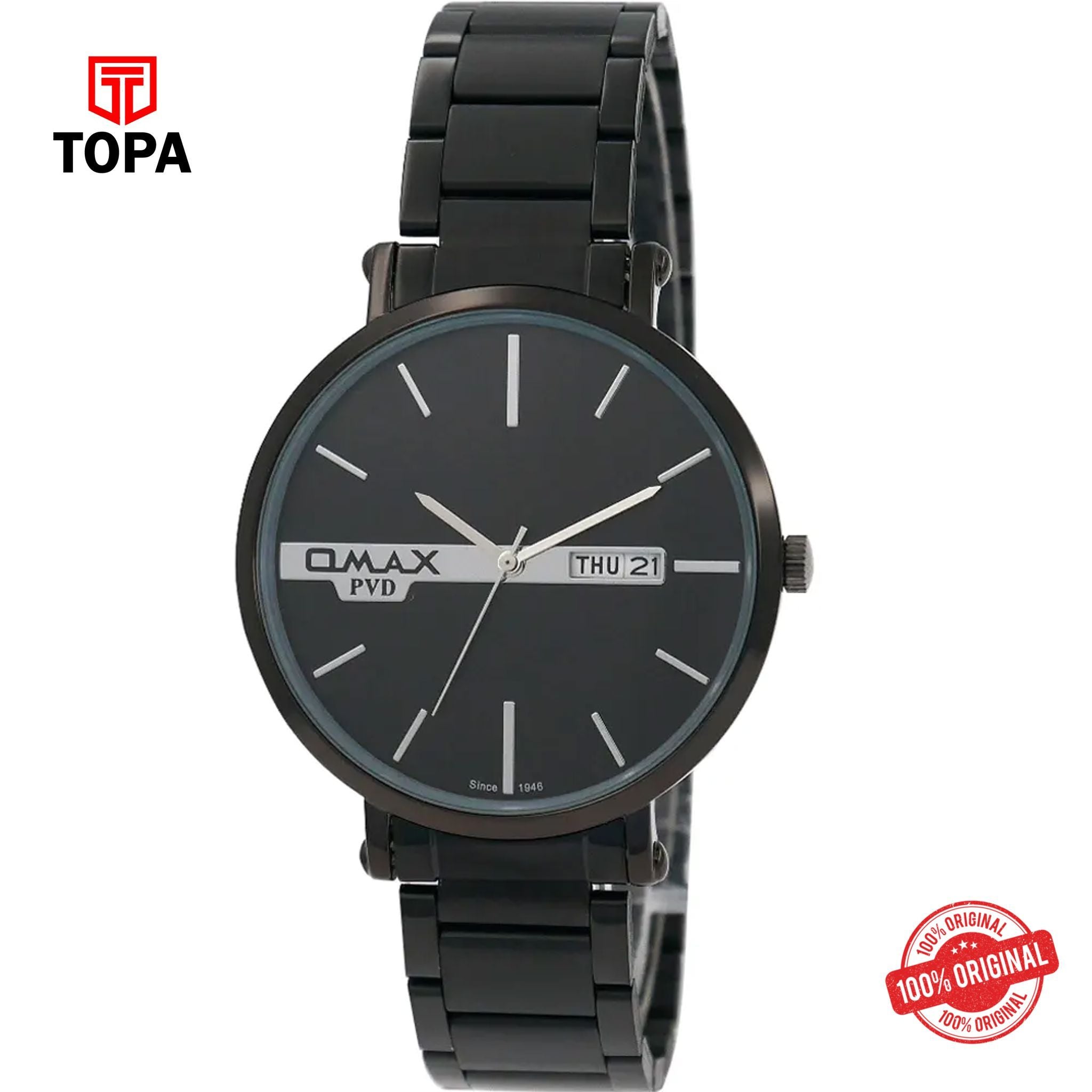 Topa Omax-ASD007B002-Metal-Band-Men-Watch - Product Image 1