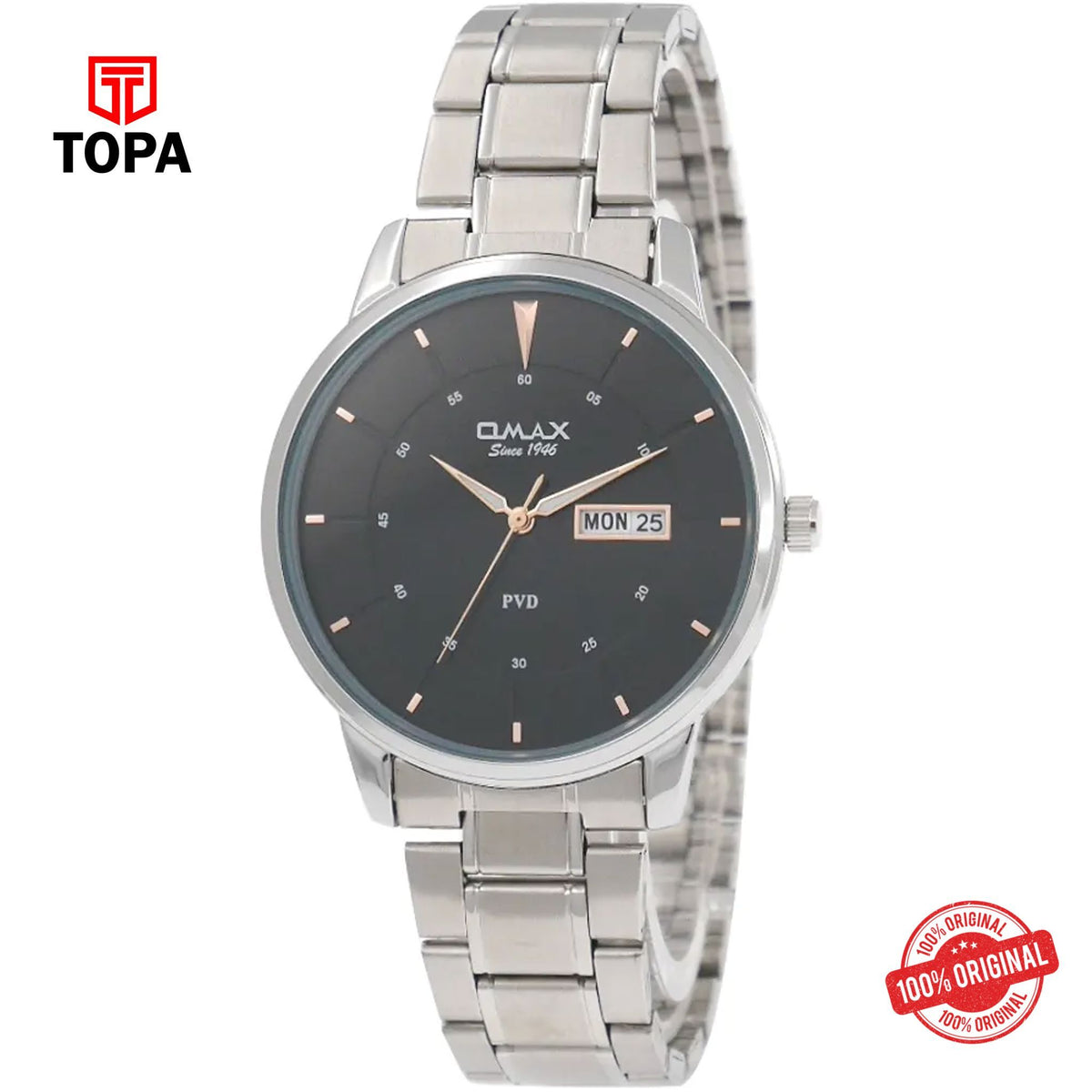Topa Omax-ASD009I002-Metal-Band-Men-Watch - Product Image 1