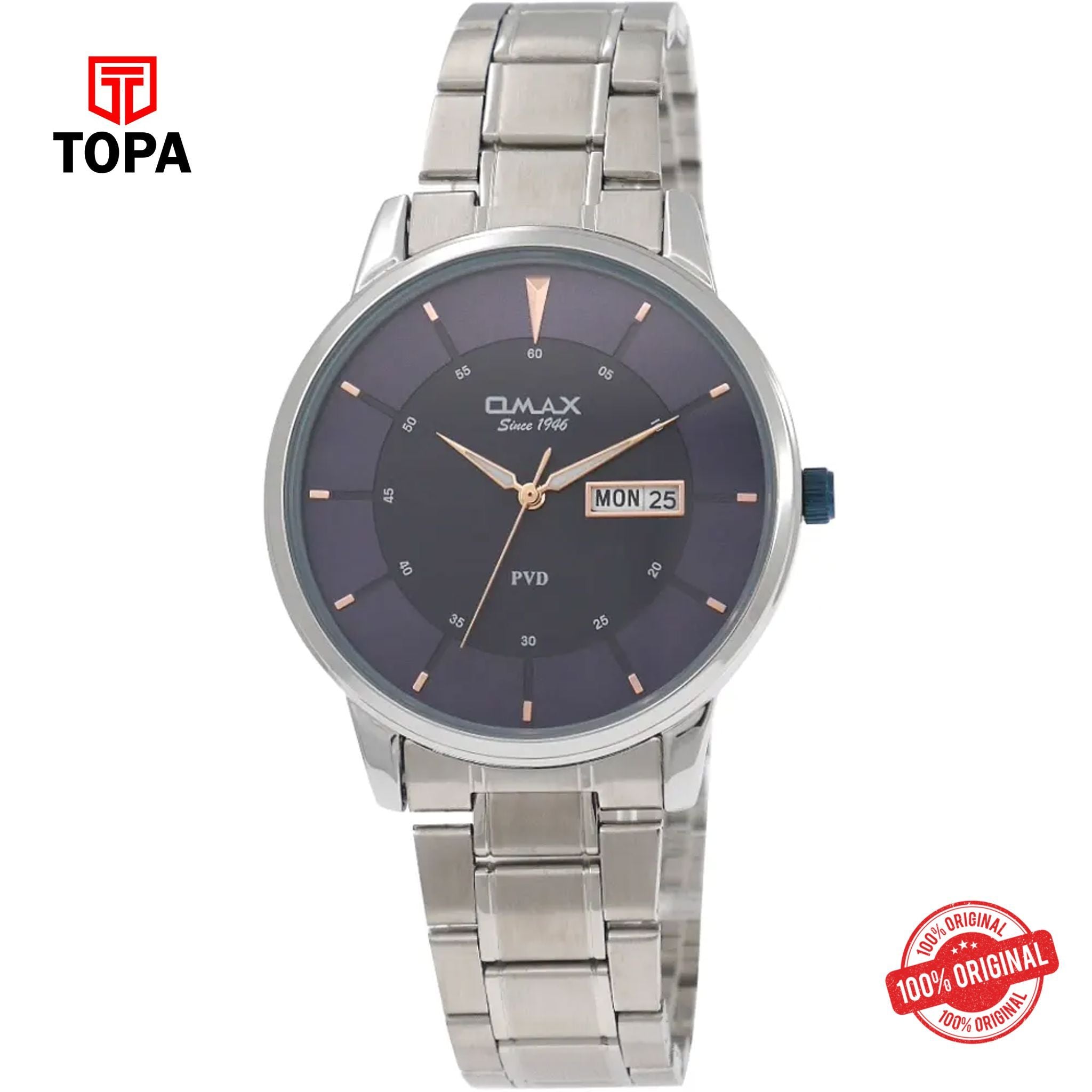 Topa Omax-ASD009I014-Metal-Band-Men-Watch - Product Image 1