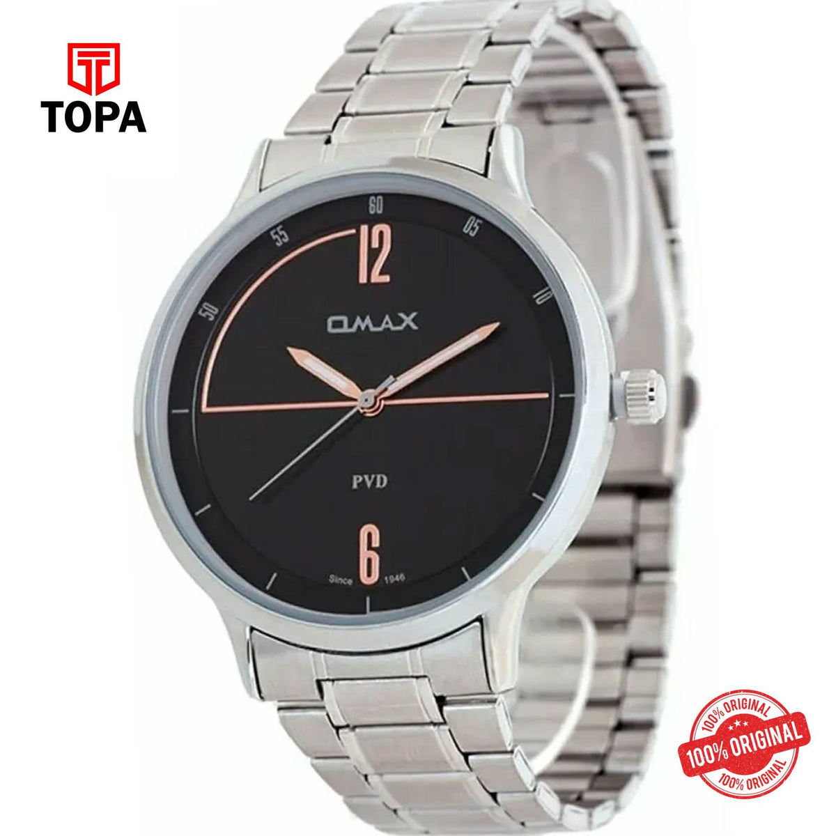 Topa Omax-ASL003I002-Metal-Band-Men-Watch - Product Image 1
