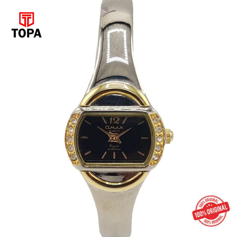 Topa Omax-BAA048-CHGLD-BLK-Bangle-Women-Watch - Product Image 1