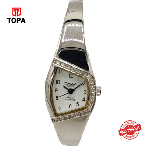 Topa Omax-BAA058-CH-WHT-Bangle-Women-Watch - Product Image 1