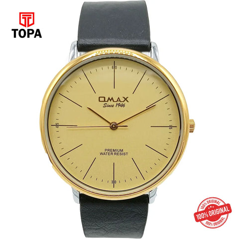 Topa Omax-CC9019NB01-Lether-Band-Men-Watch - Product Image 1