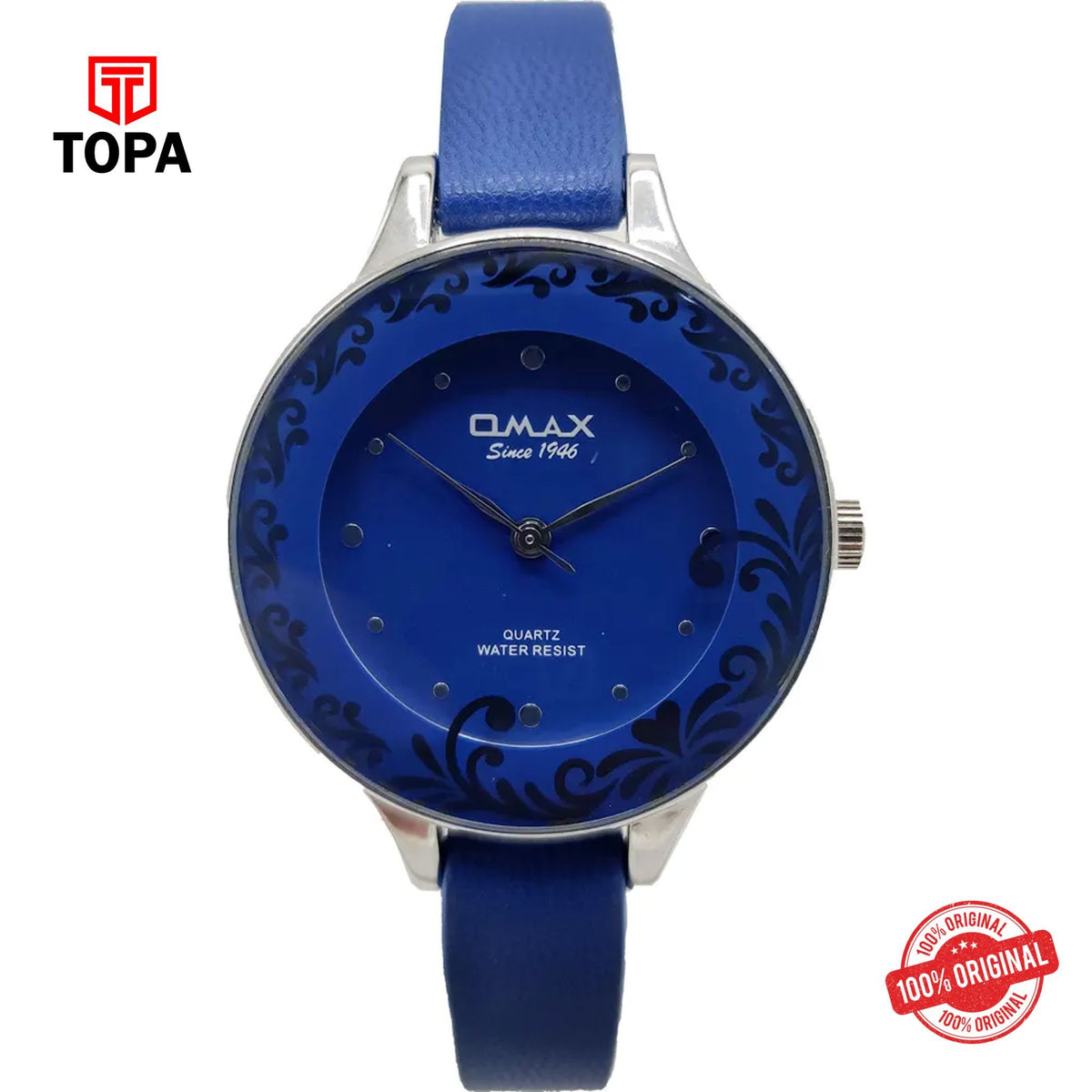 Topa Omax-CE0263IU14-Leather-Band-Women-Watch - Product Image 1