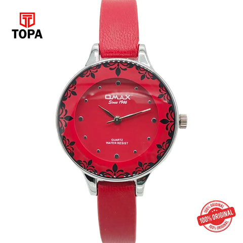 Topa Omax-CE0265IR16-Leather-Band-Women-Watch - Product Image 1