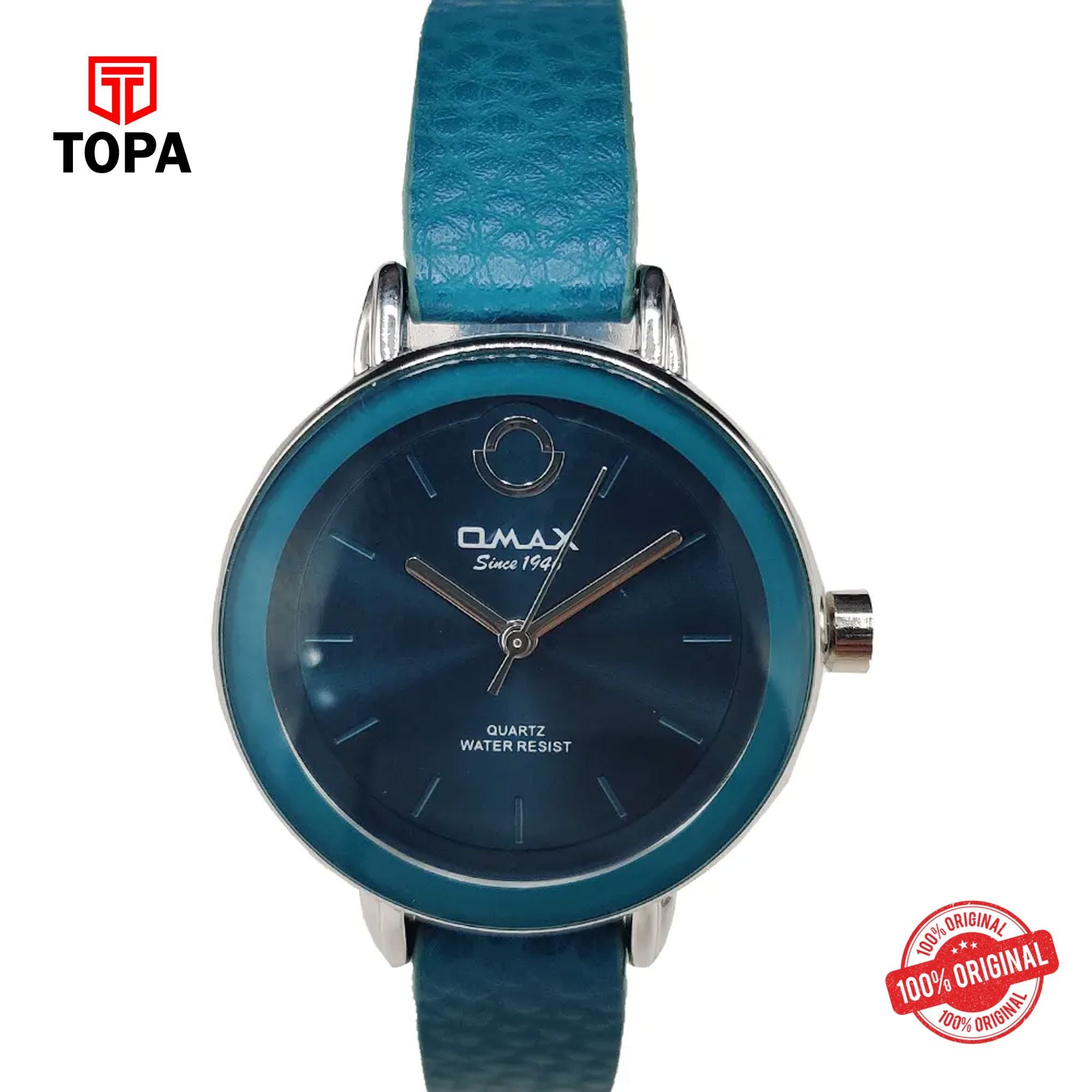 Topa Omax-CE0279IU54-Leather-Band-Women-Watch - Product Image 1