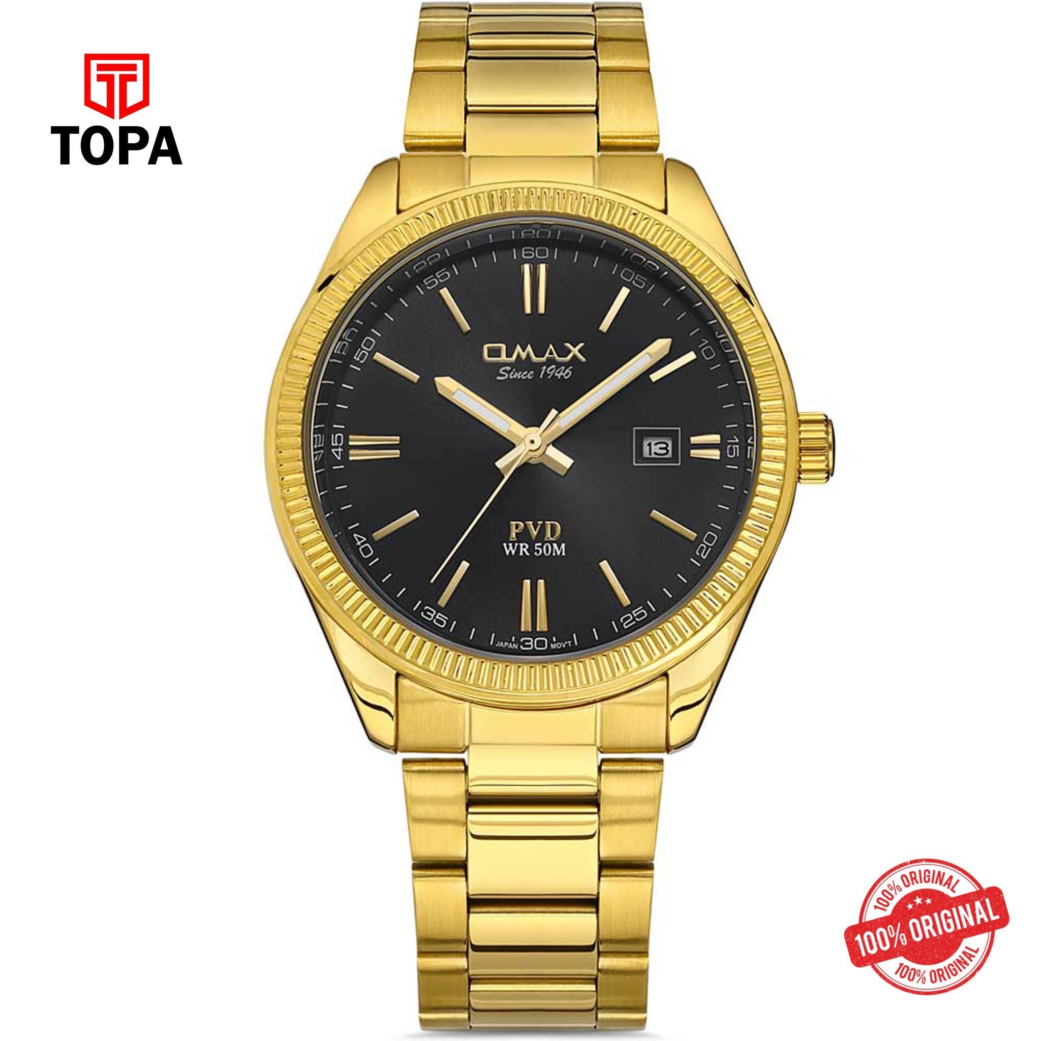 Topa Omax-CFD001Q002-Metal-Band-Men-Watch - Product Image 1