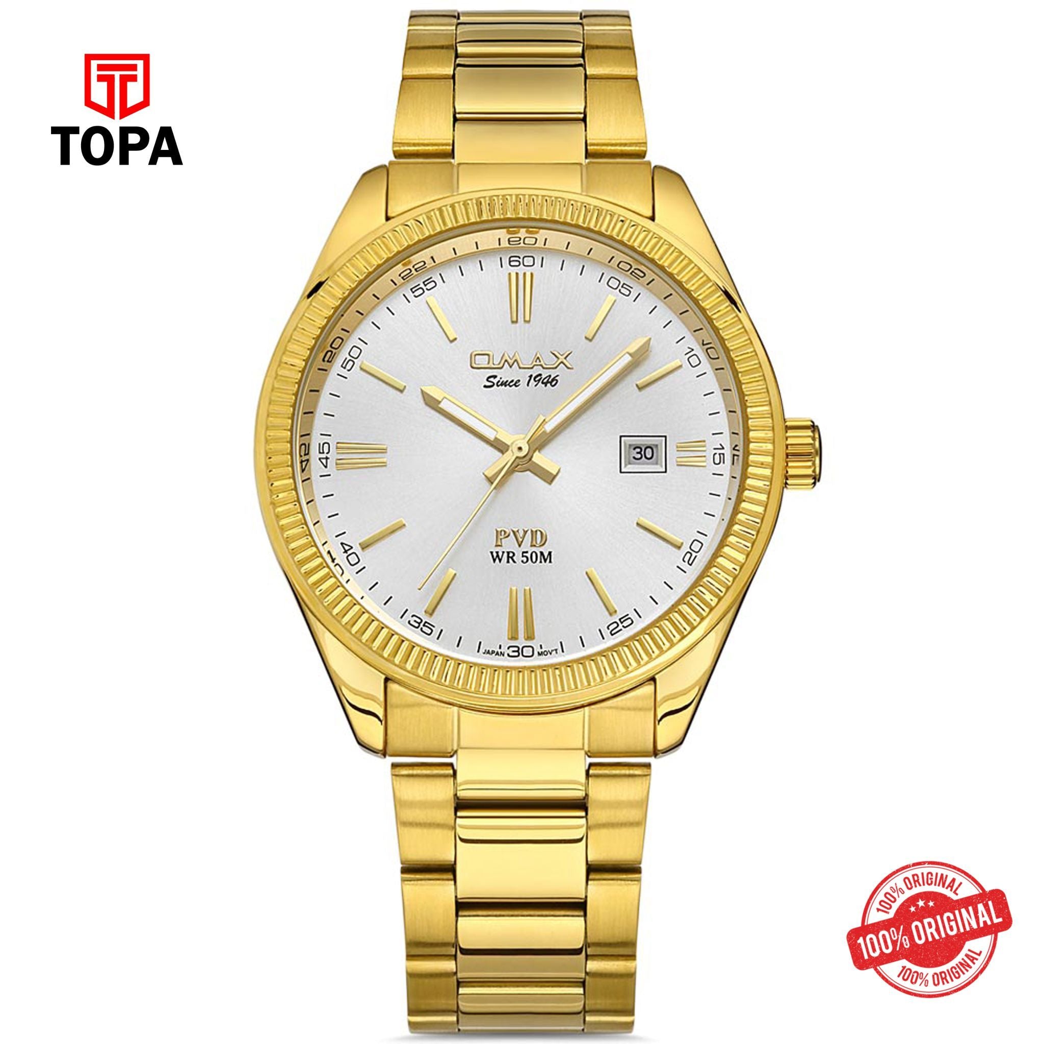 Topa Omax-CFD001Q008-Metal-Band-Men-Watch - Product Image 1