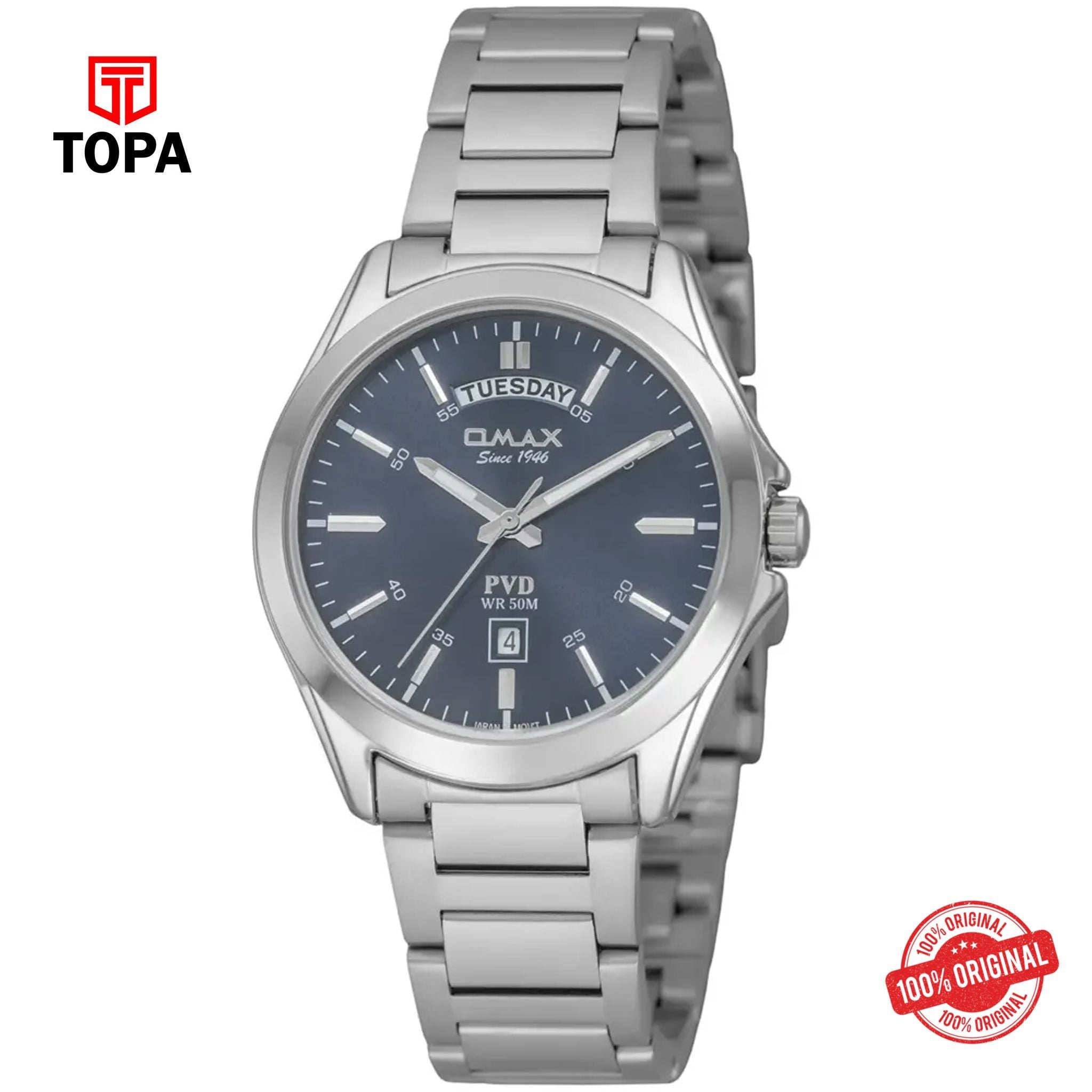 Topa Omax-CFD005I004-Metal-Band-Men-Watch - Product Image 1