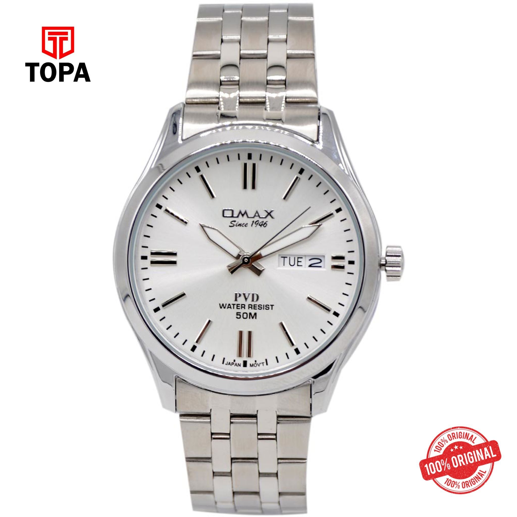 Topa Omax-CFD007I003-Metal-Band-Men-Watch - Product Image 1