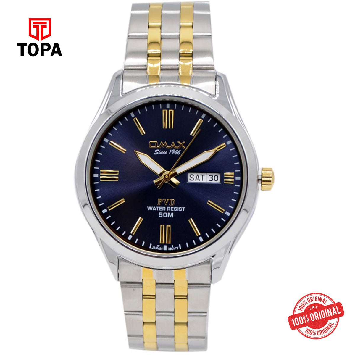 Topa Omax-CFD007N004-Metal-Band-Men-Watch - Product Image 1