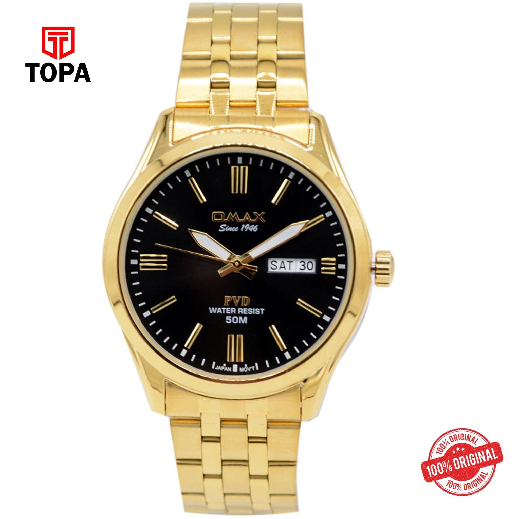 Topa Omax-CFD007Q002-Metal-Band-Men-Watch - Product Image 1
