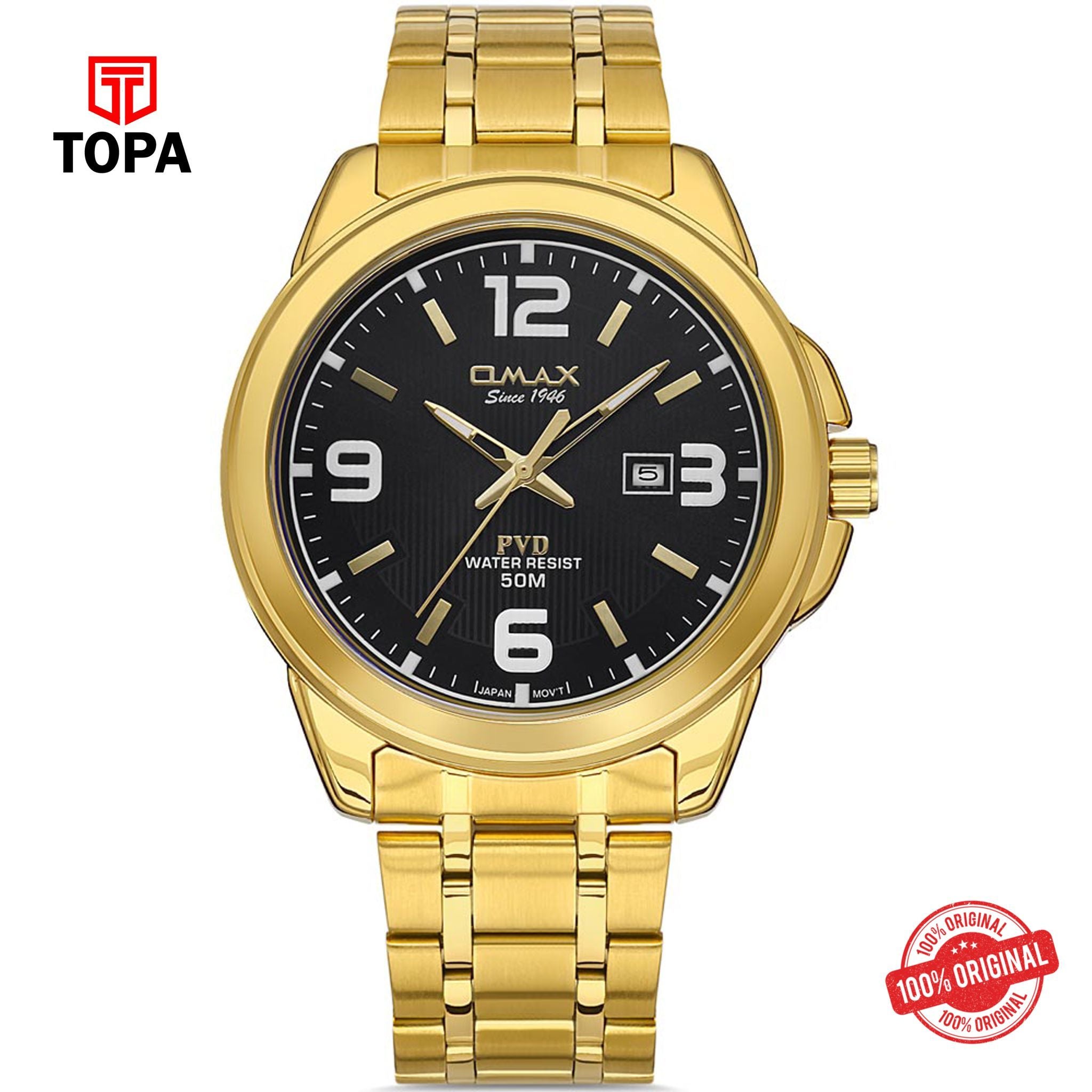Topa Omax-CFD009Q002-Metal-Band-Men-Watch - Product Image 1