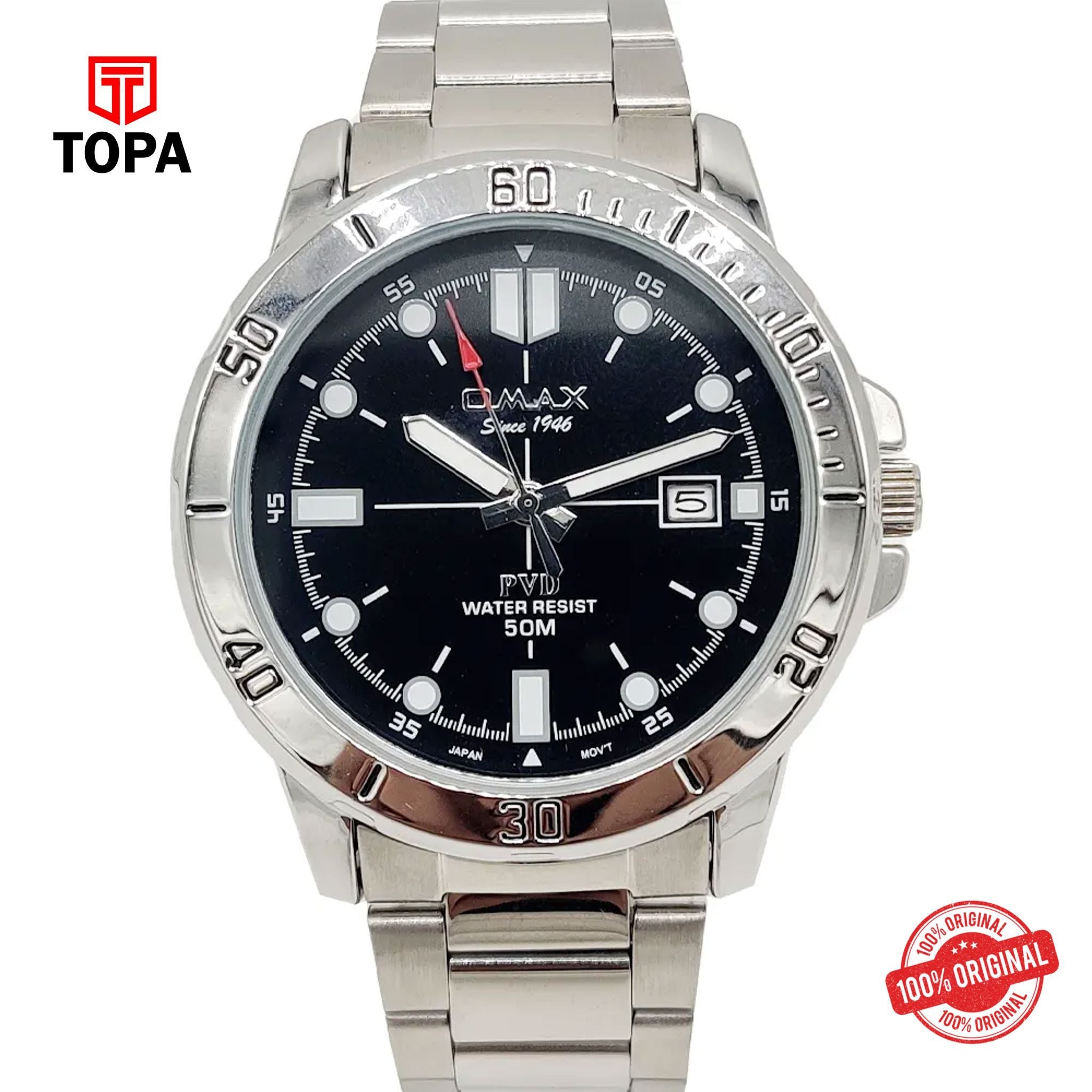 Topa Omax-CFD015I002-Metal-Band-Men-Watch - Product Image 1