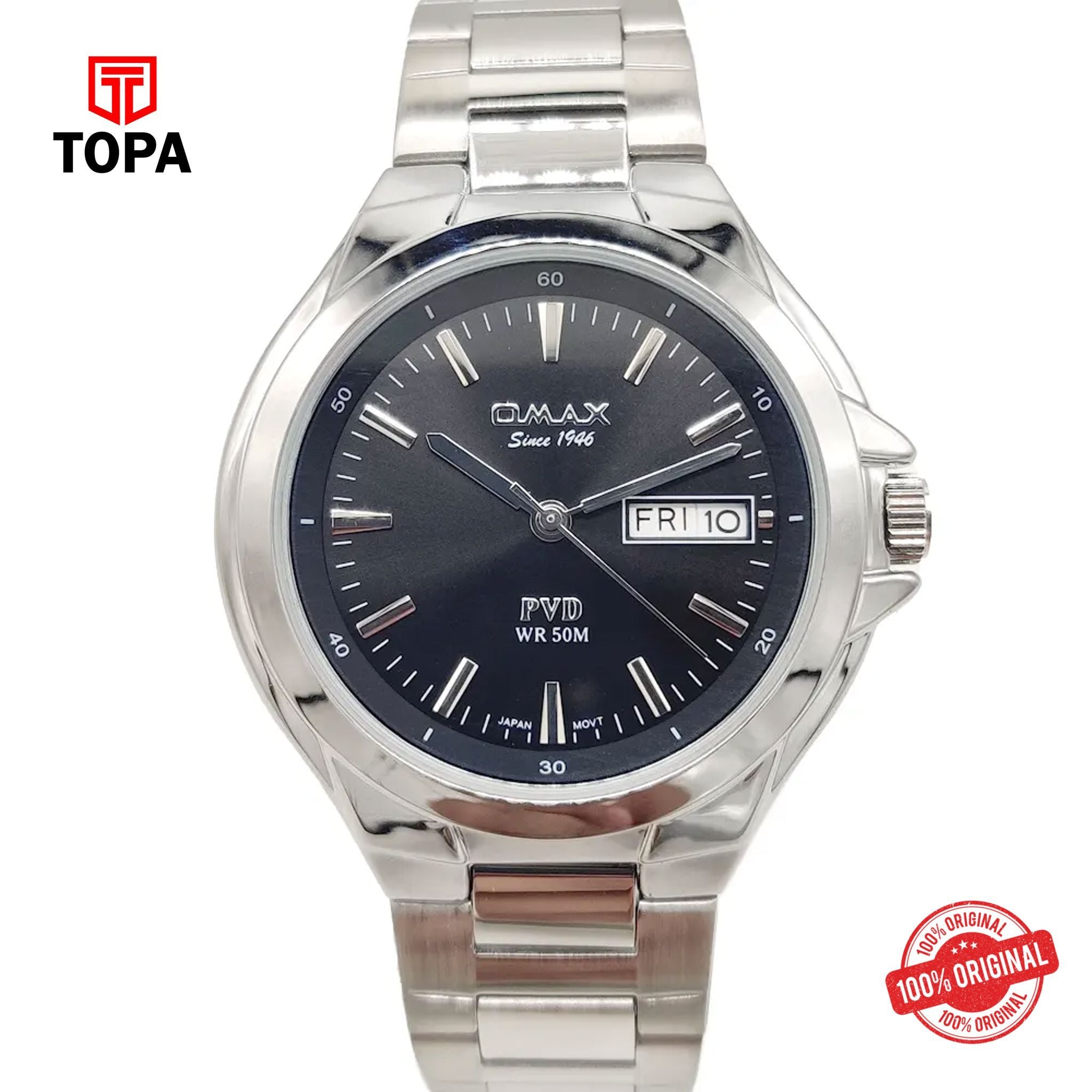 Topa Omax-CFD019I002-Metal-Band-Men-Watch - Product Image 1