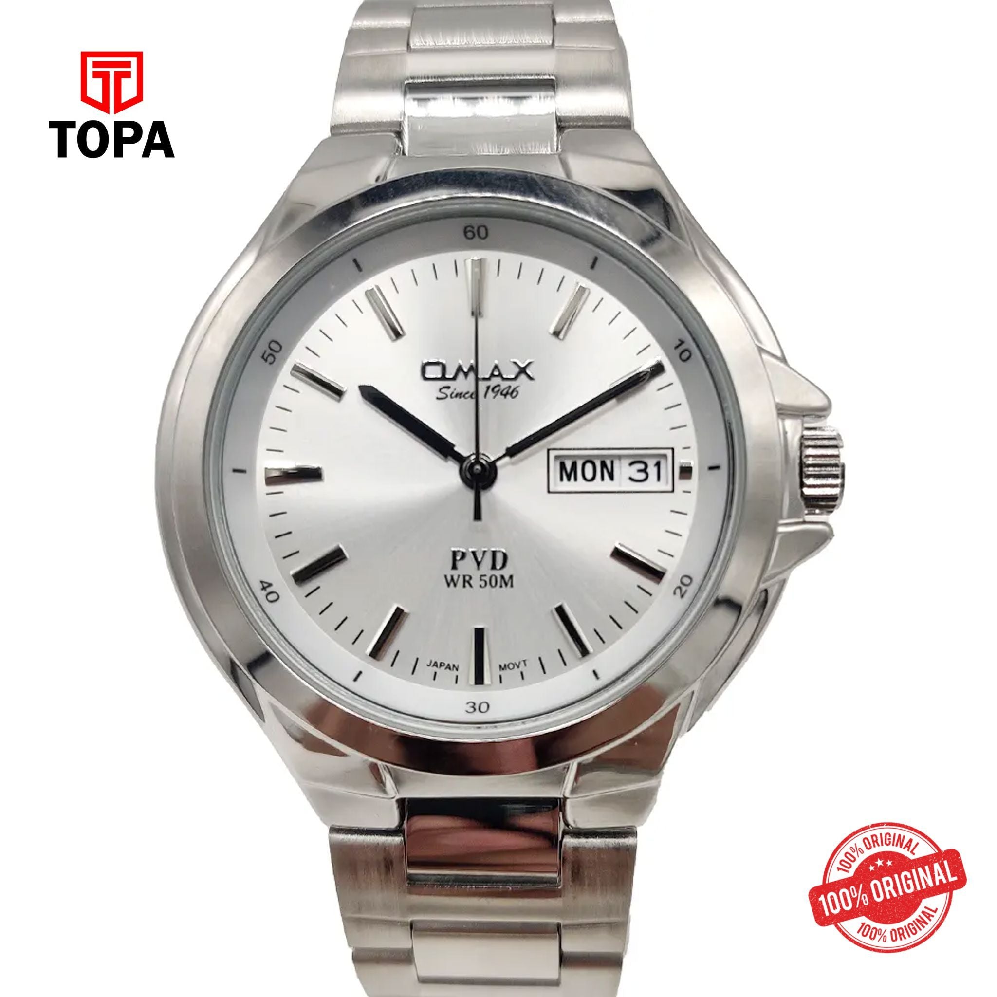 Topa Omax-CFD019I018-Metal-Band-Men-Watch - Product Image 1