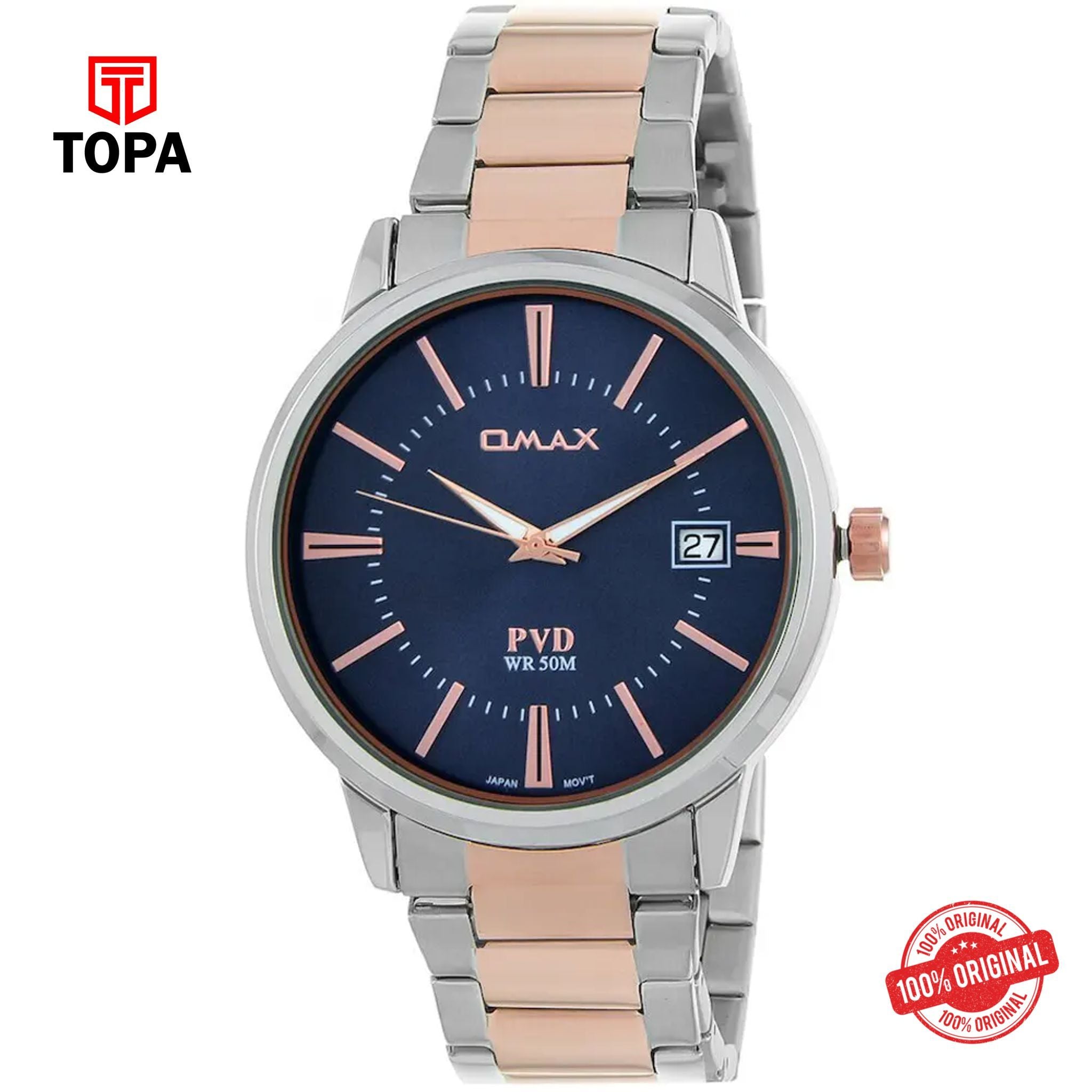 Topa Omax-CFD029N004-Metal-Band-Men-Watch - Product Image 1