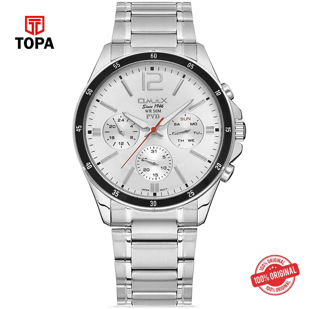 Topa Omax-CFM005I008-Metal-Band-Men-Watch - Product Image 1