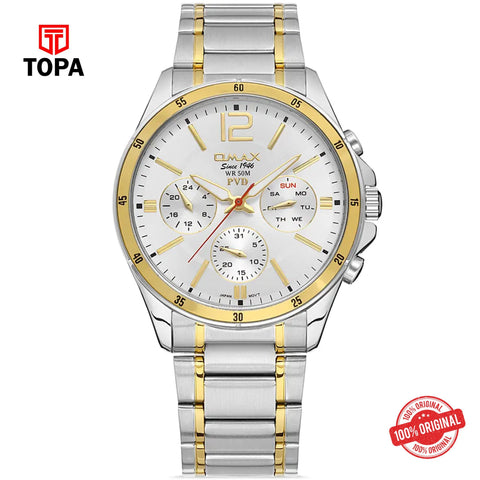 Topa Omax-CFM005N008-Metal-Band-Men-Watch - Product Image 1