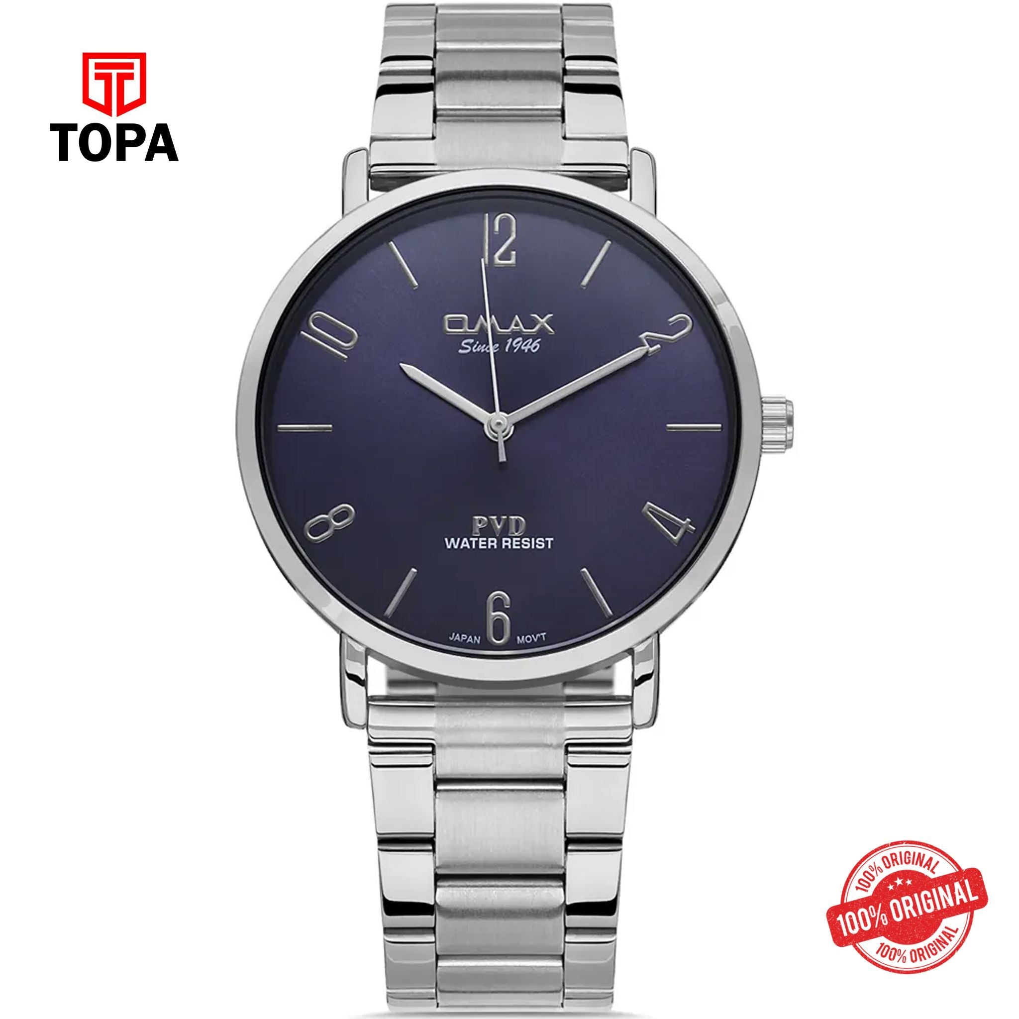 Topa Omax-CFS001I004-Metal-Band-Men-Watch - Product Image 1