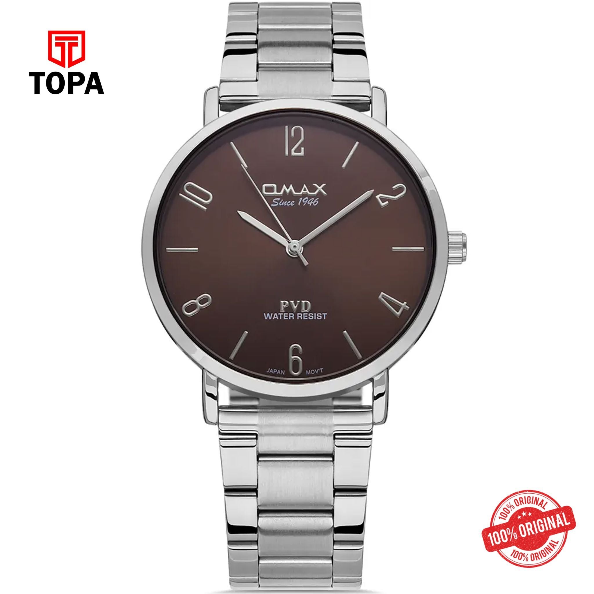 Topa Omax-CFS001I00D-Metal-Band-Men-Watch - Product Image 1