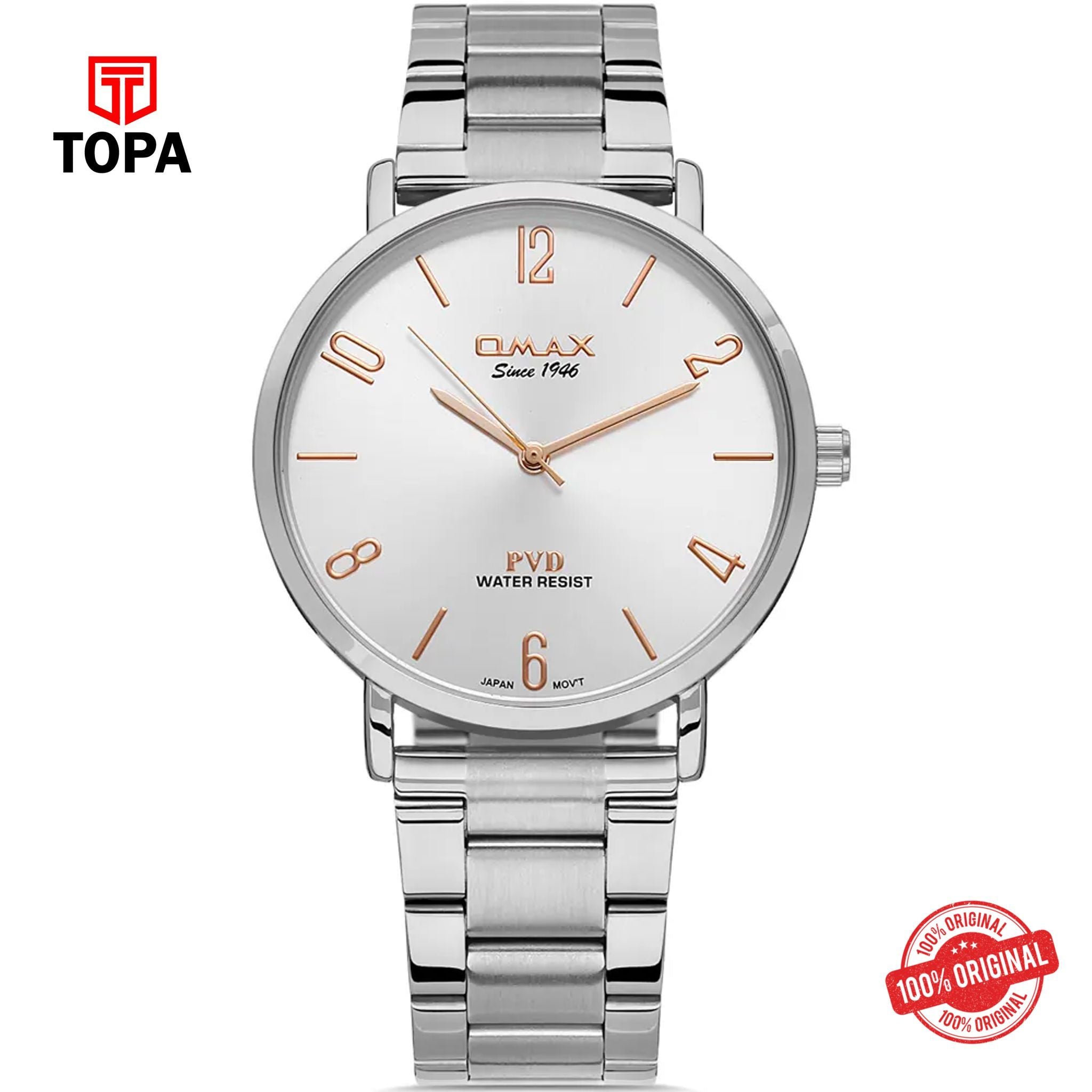 Topa Omax-CFS001I028-Metal-Band-Men-Watch - Product Image 1
