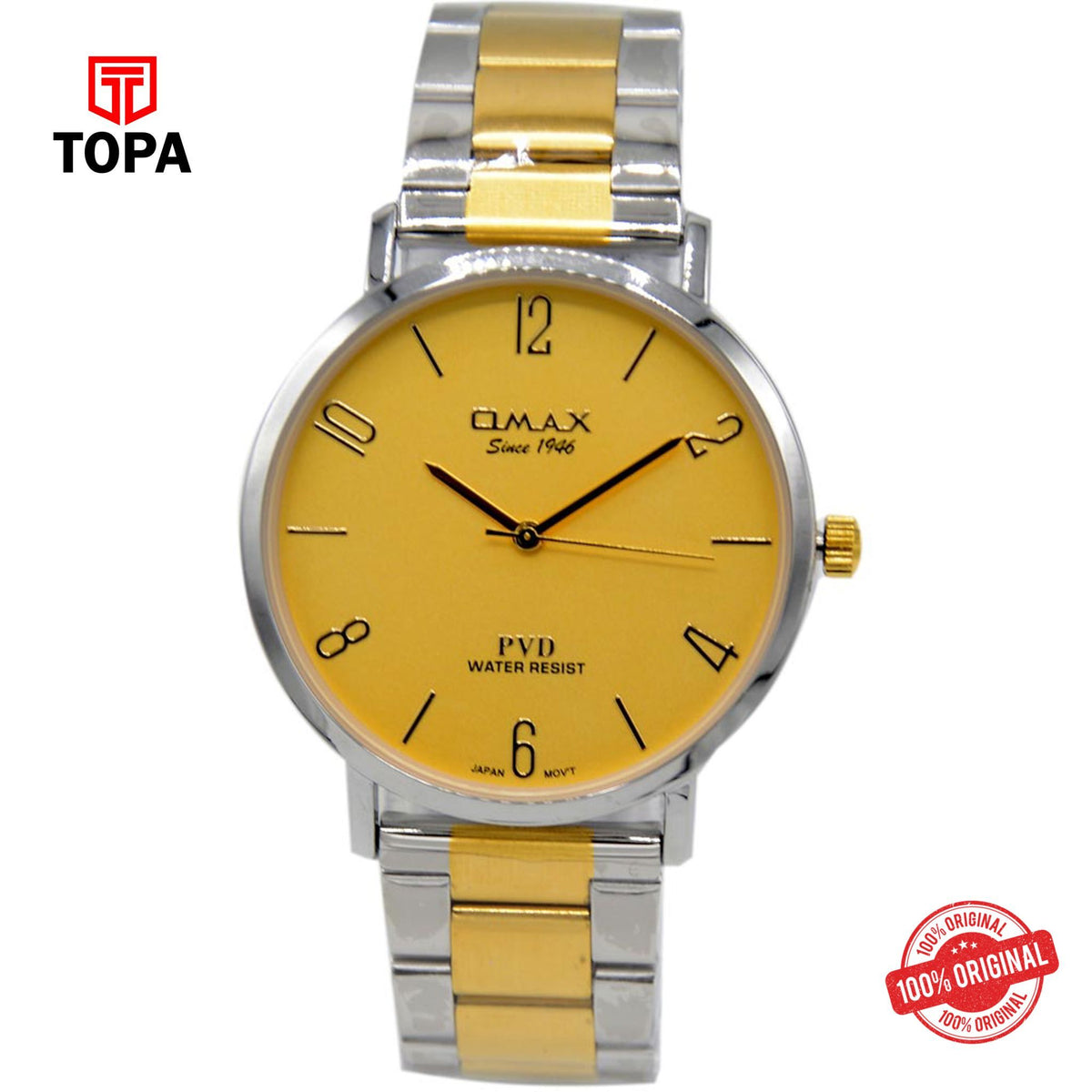 Topa Omax-CFS001N001-Metal-Band-Men-Watch - Product Image 1