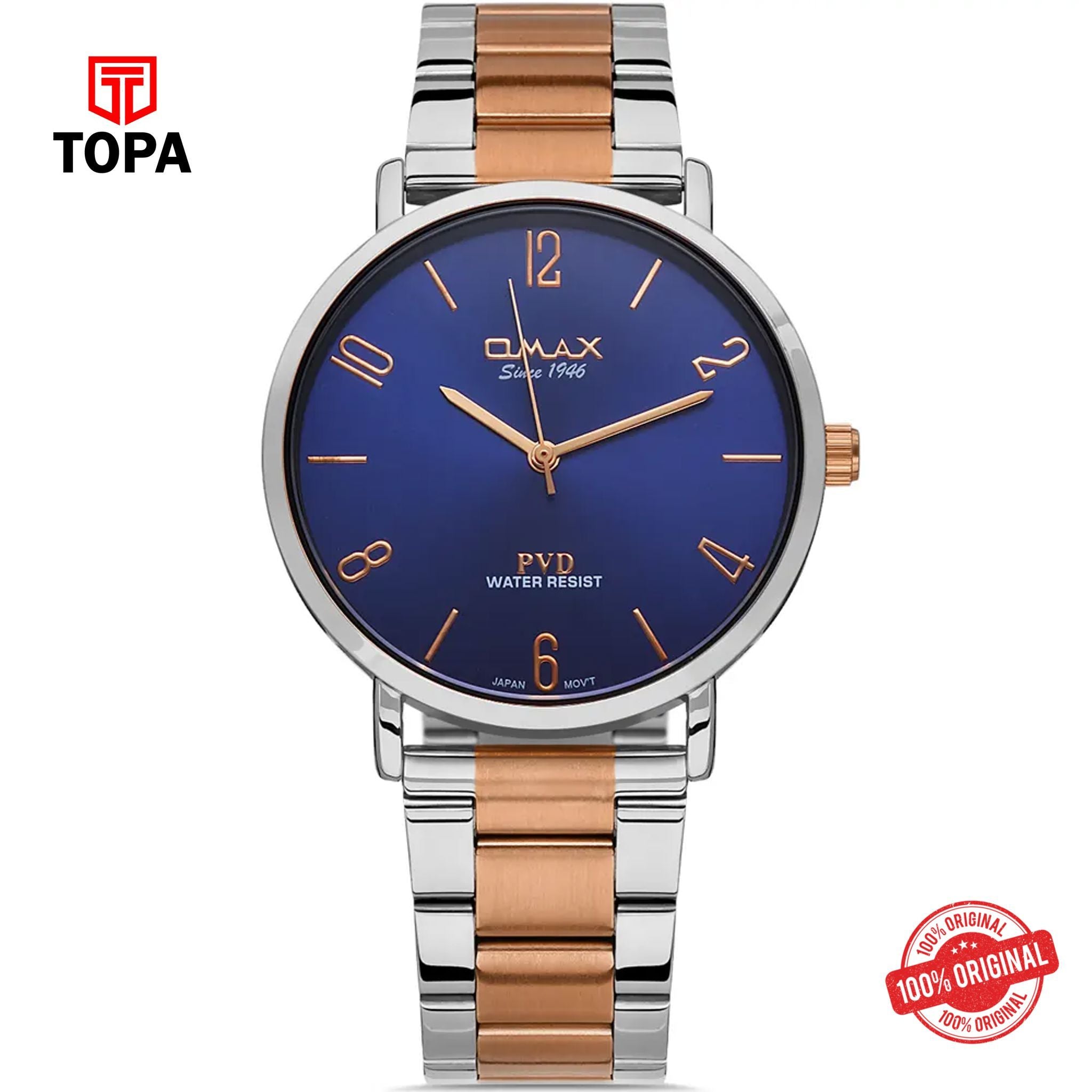 Topa Omax-CFS001N034-Metal-Band-Men-Watch - Product Image 1