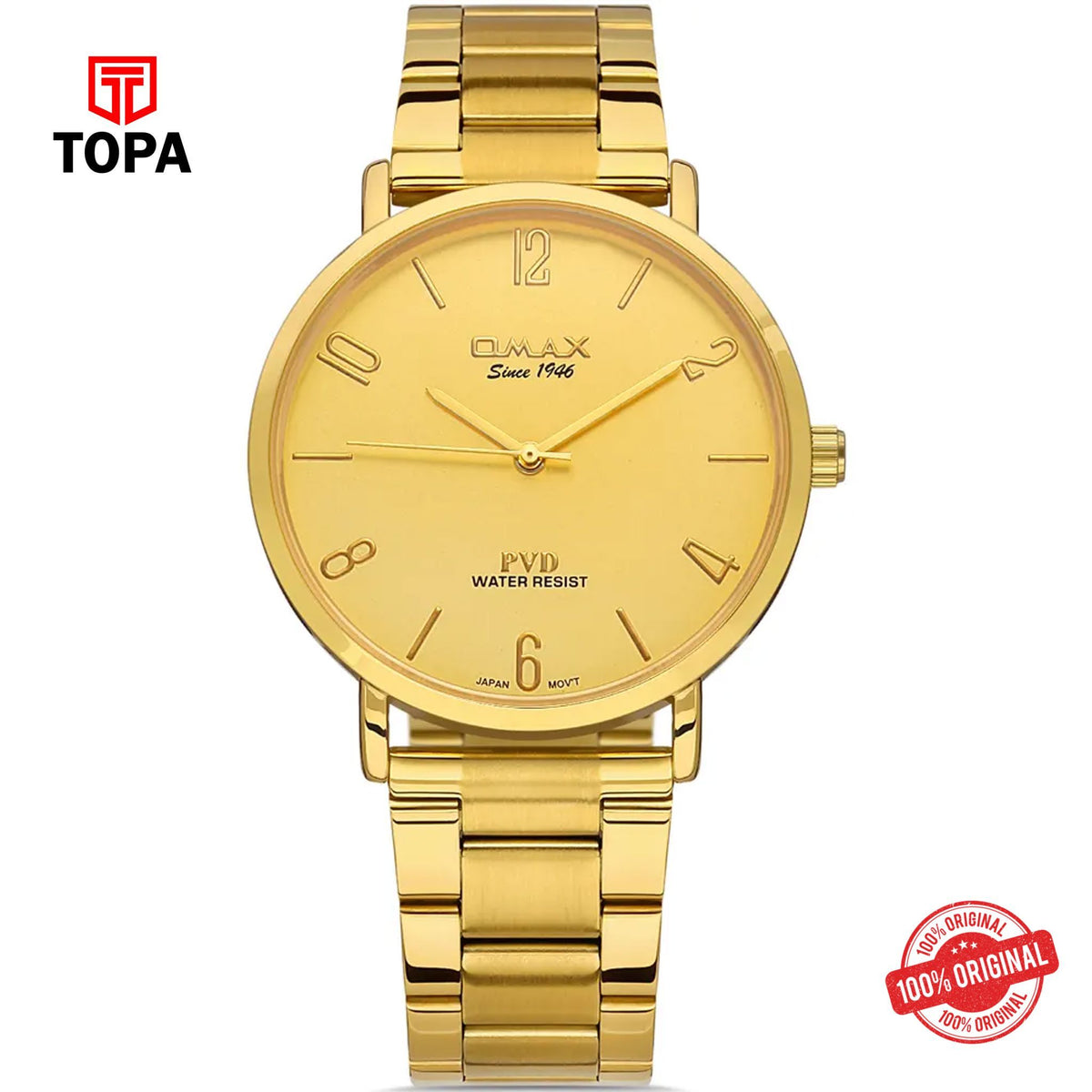 Topa Omax-CFS001Q001-Metal-Band-Men-Watch - Product Image 1