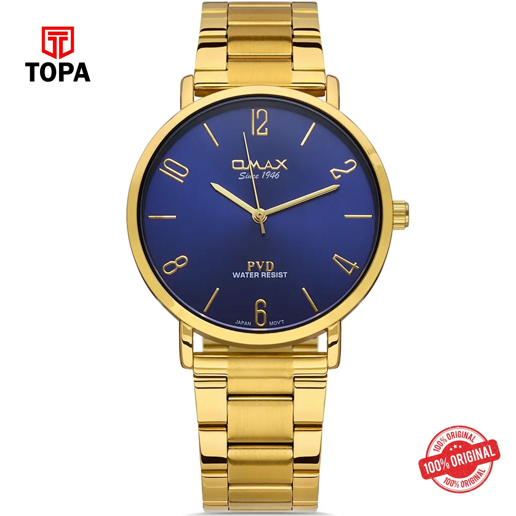 Topa Omax-CFS001Q014-Metal-Band-Men-Watch - Product Image 1