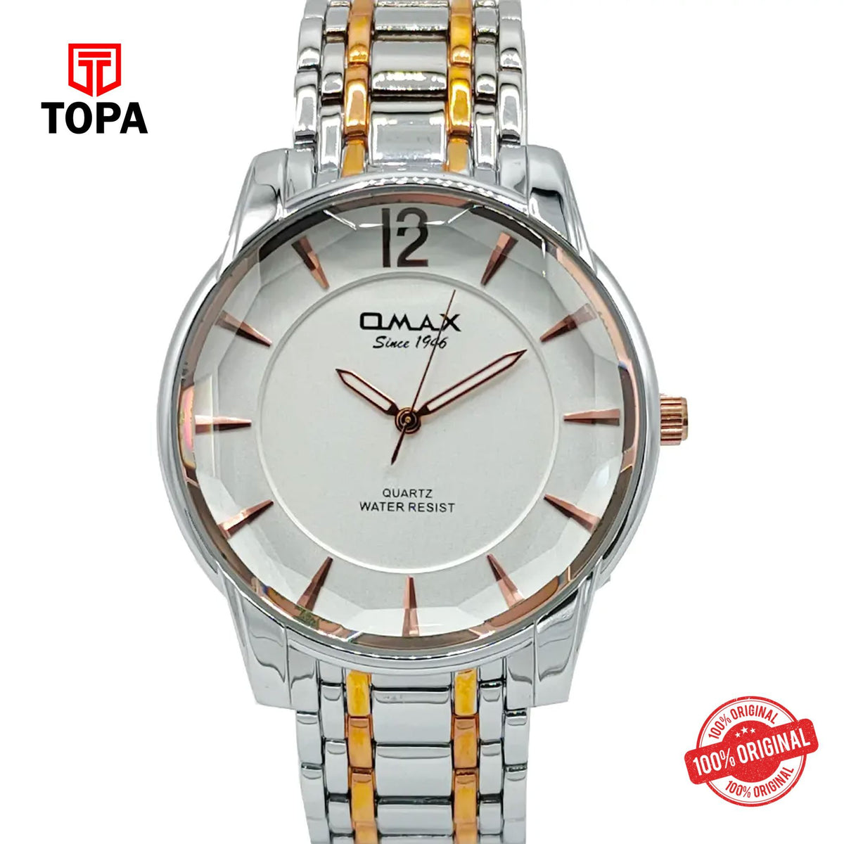 Topa Omax-CGH001N008-Metal-Band-Men-Watch - Product Image 1