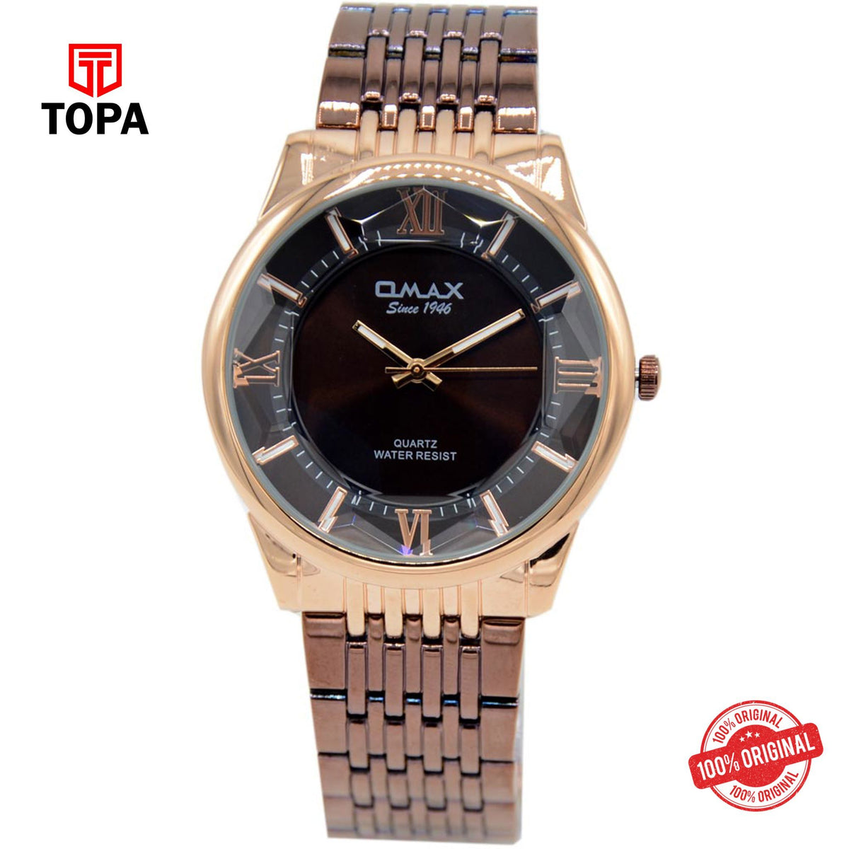 Topa Omax-CGH005U00D-Metal-Band-Men-Watch - Product Image 1