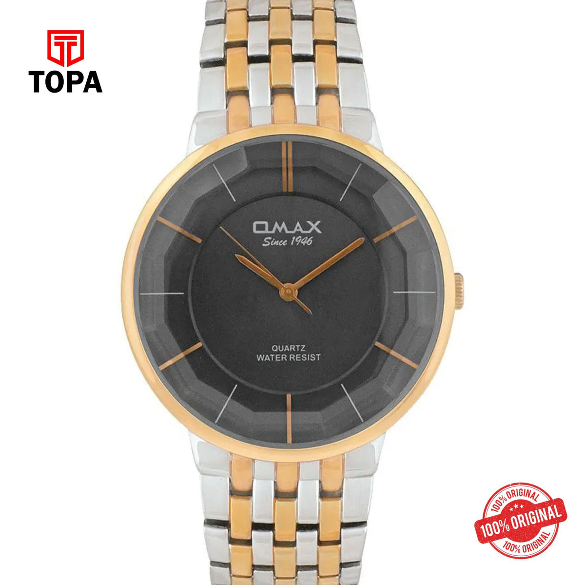 Topa Omax-CGH007N012-Metal-Band-Men-Watch - Product Image 1