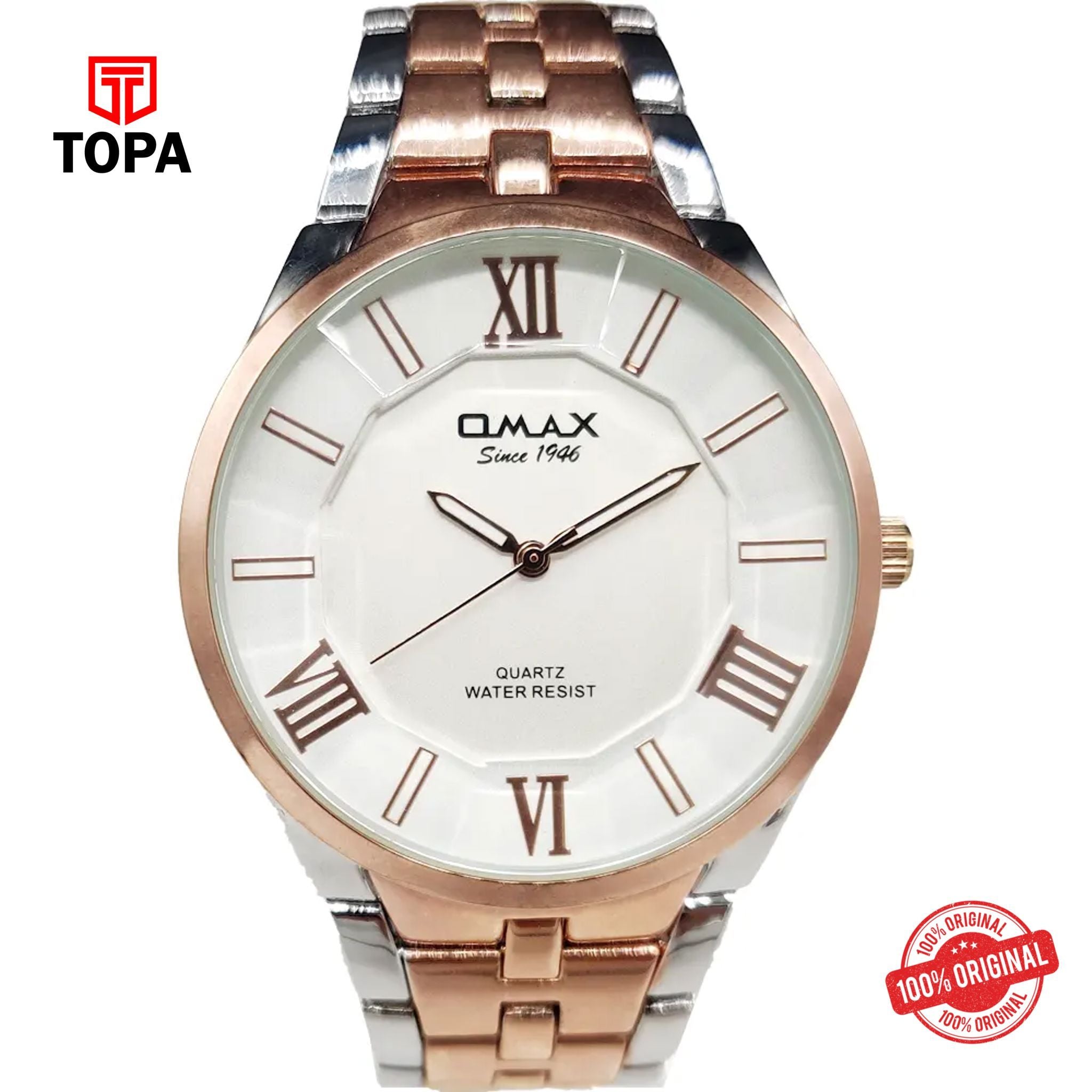 Topa Omax-CGH029N018-Metal-Band-Men-Watch - Product Image 1