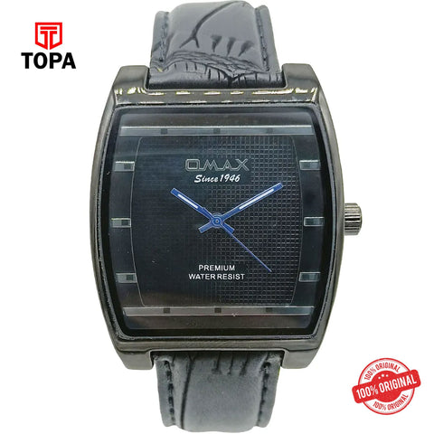 Topa Omax-D006M22B-Leather-Band-Men-Watch - Product Image 1