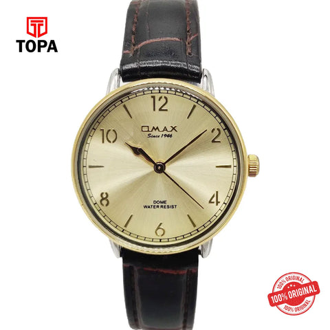 Topa Omax-DC002T15I-Leather-Band-Women-Watch - Product Image 1
