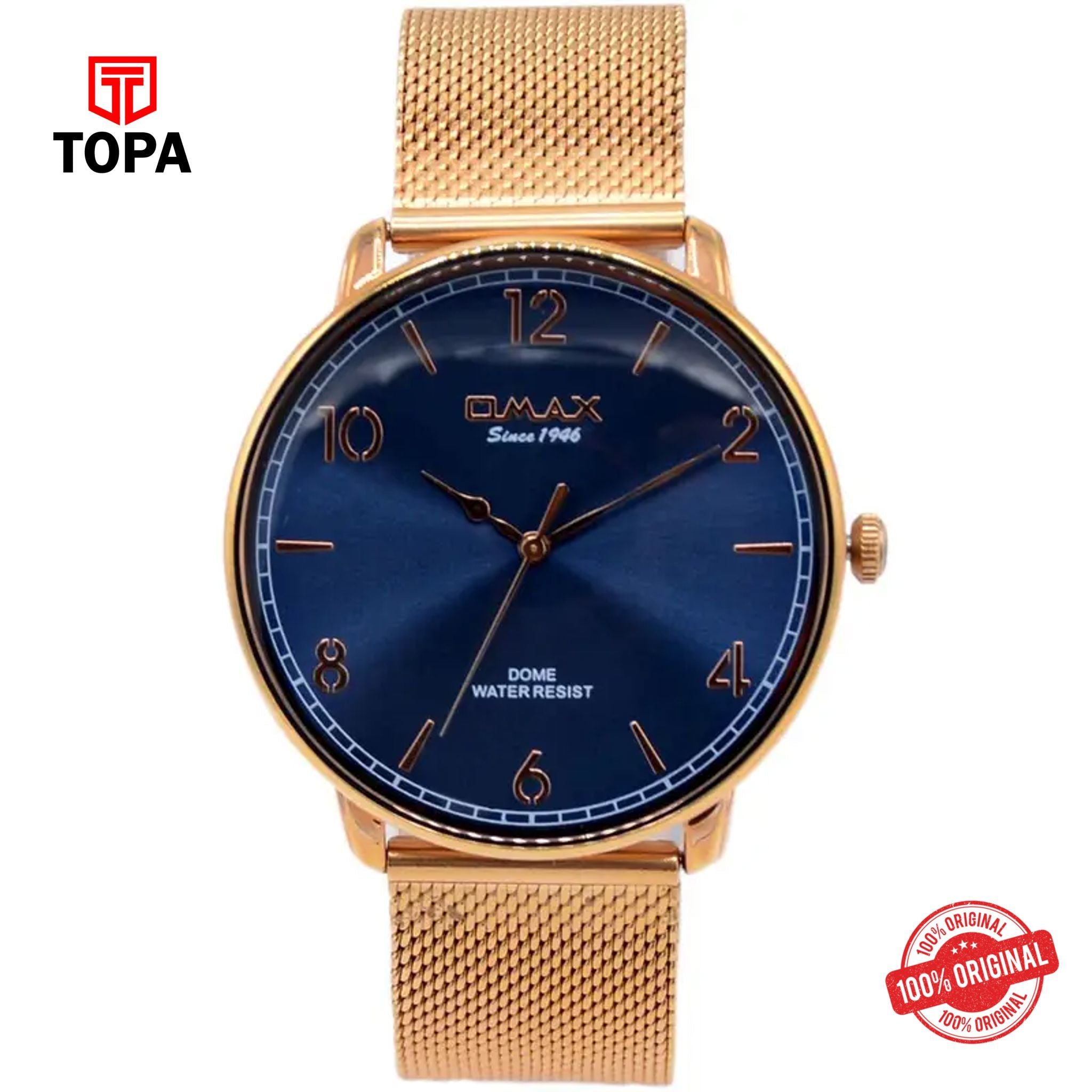 Topa Omax-DC003R48I-Mesh-Band-Men-Watch - Product Image 1