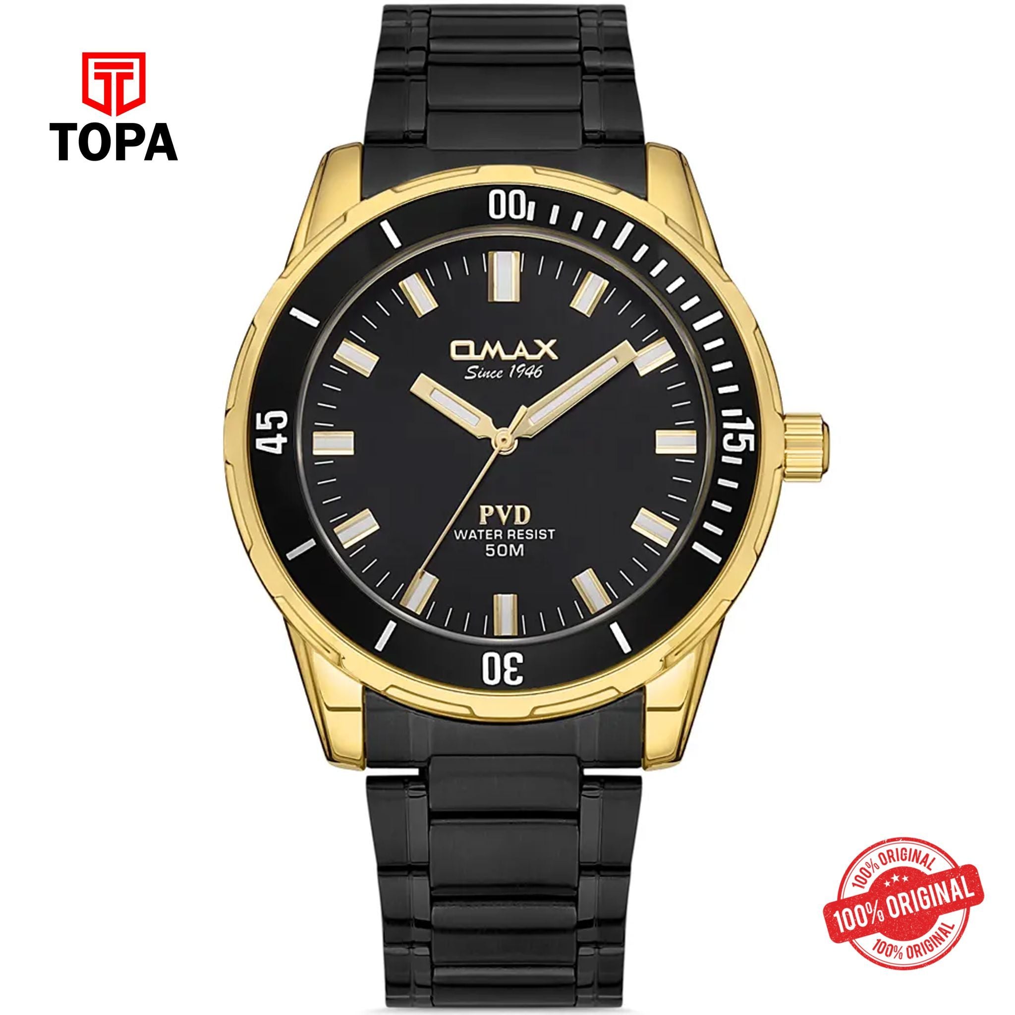 Topa Omax-DFS001U002-Metal-Band-Men-Watch - Product Image 1