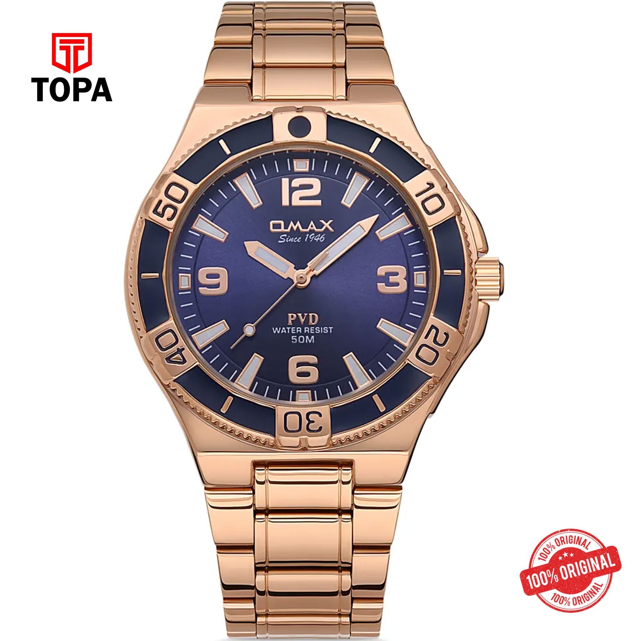 Topa Omax-DFS0036004-Metal-Band-Men-Watch - Product Image 1