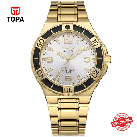Topa Omax-DFS003Q008-Metal-Band-Men-Watch - Product Image 1