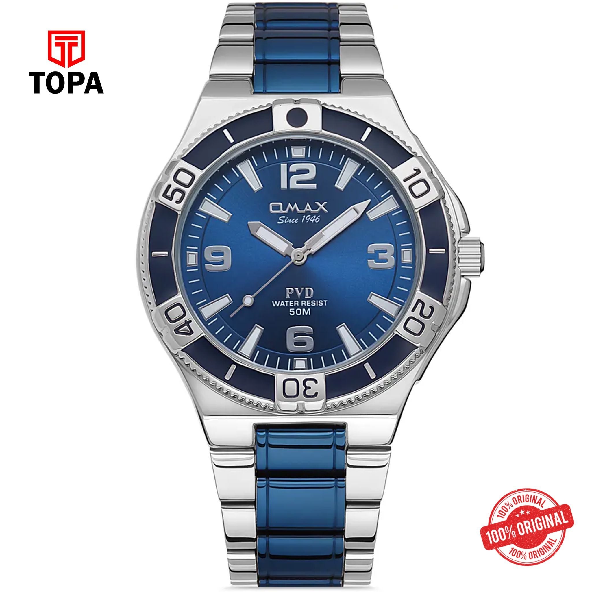 Topa Omax-DFS003U004-Metal-Band-Men-Watch - Product Image 1