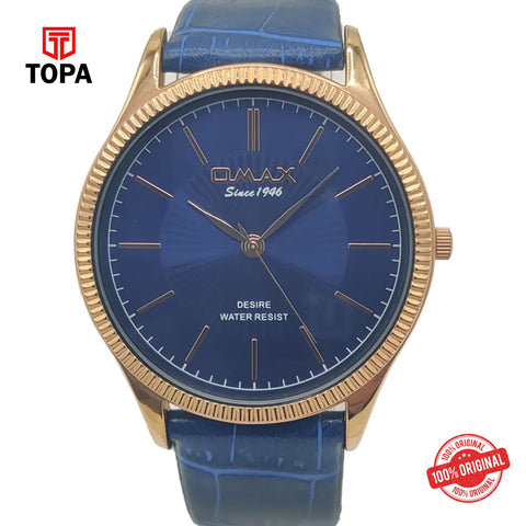 Topa Omax-DX11R44I-Leather-Band-Men-Watch - Product Image 1