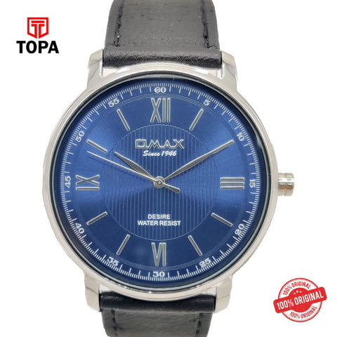 Topa Omax-DX23P42I-Leather-Band-Men-Watch - Product Image 1