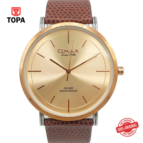 Topa Omax-DX31C85I-Leather-Band-Men-Watch - Product Image 1