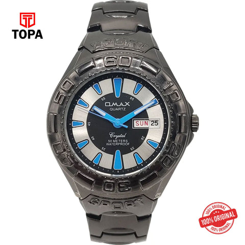 Topa Omax-DYB185M0AB-Metal-Band-Men-Watch - Product Image 1
